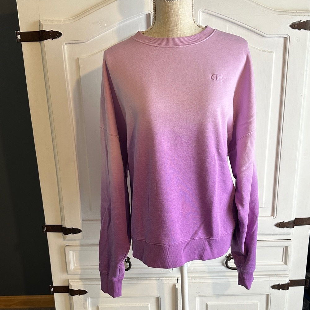 Champion Pink and Purple Ombre Women's Top